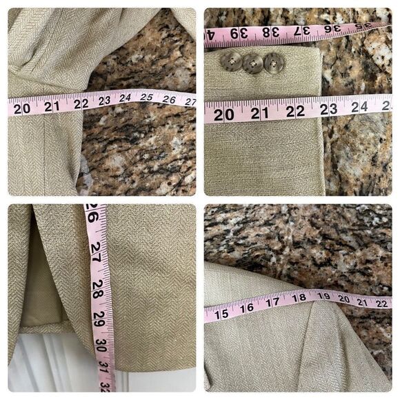 Haspel Men’s Yellow Silk Sportcoat Blazer Jacket 42S | Two Button Classic Preppy - Picture 6 of 11